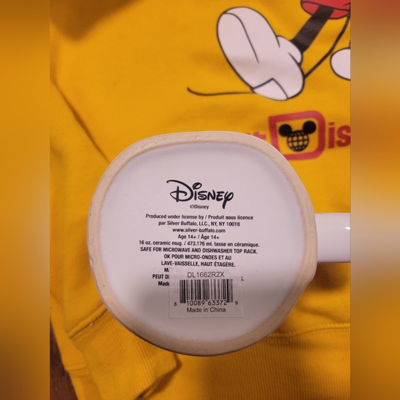 Disney White Mug with Black and Red Design - Picture 4 of 4